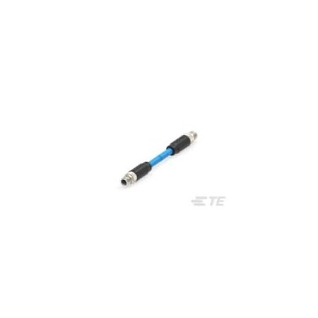 Te Connectivity Sensor Cables / Actuator Cables M12 A-M-8 Cbl Assy Plg-Plg 14.5M Cat 7 2-2322421-8